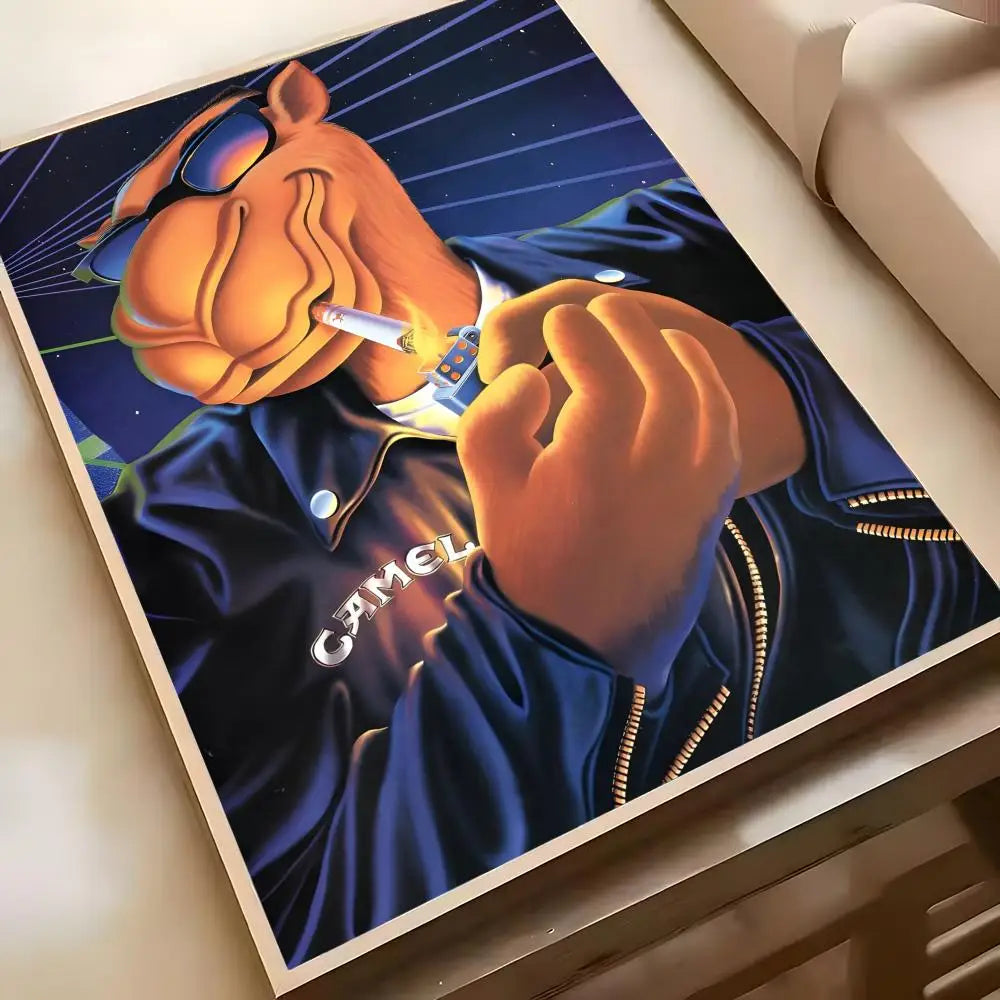 Camel Cigarettes Anime Poster