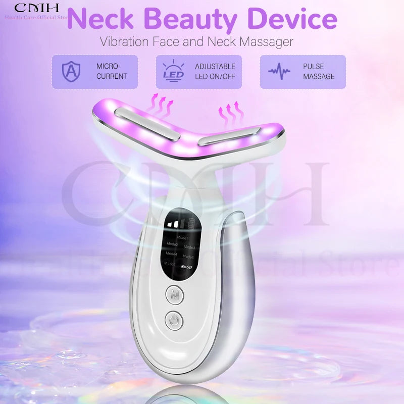 7-in-1 LED Neck & Face Therapy Massager