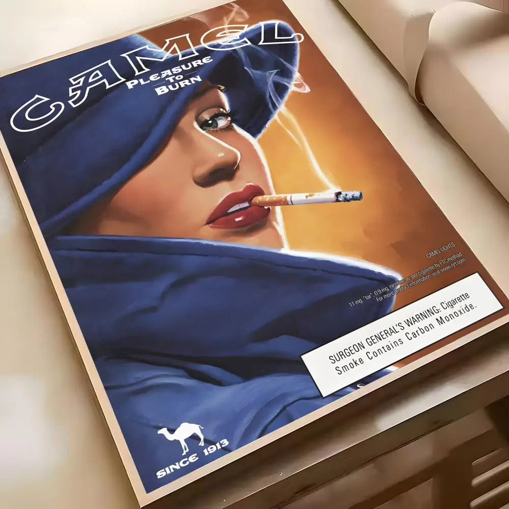 Camel Cigarettes Anime Poster
