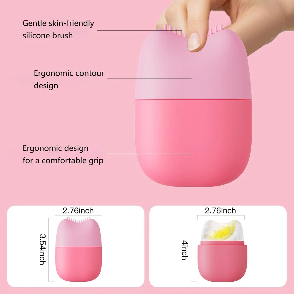 Silicone Ice Mold Face Roller Massager
