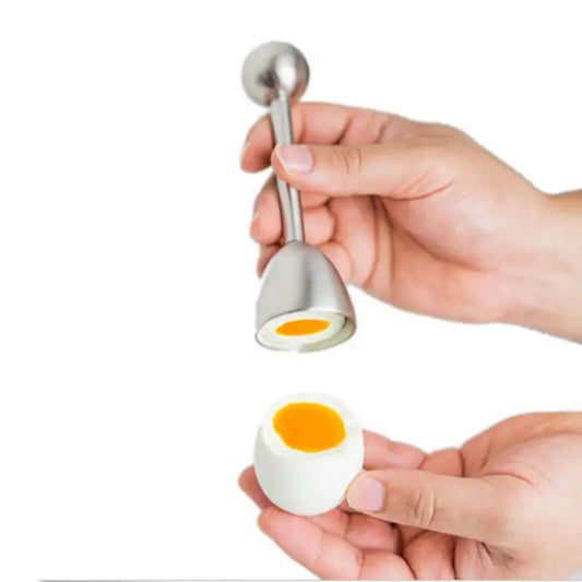Stainless Steel Boiled Egg Topper Shell Top Knocker Opener   Kitchen Tool Cutter   Accessories  Gadget