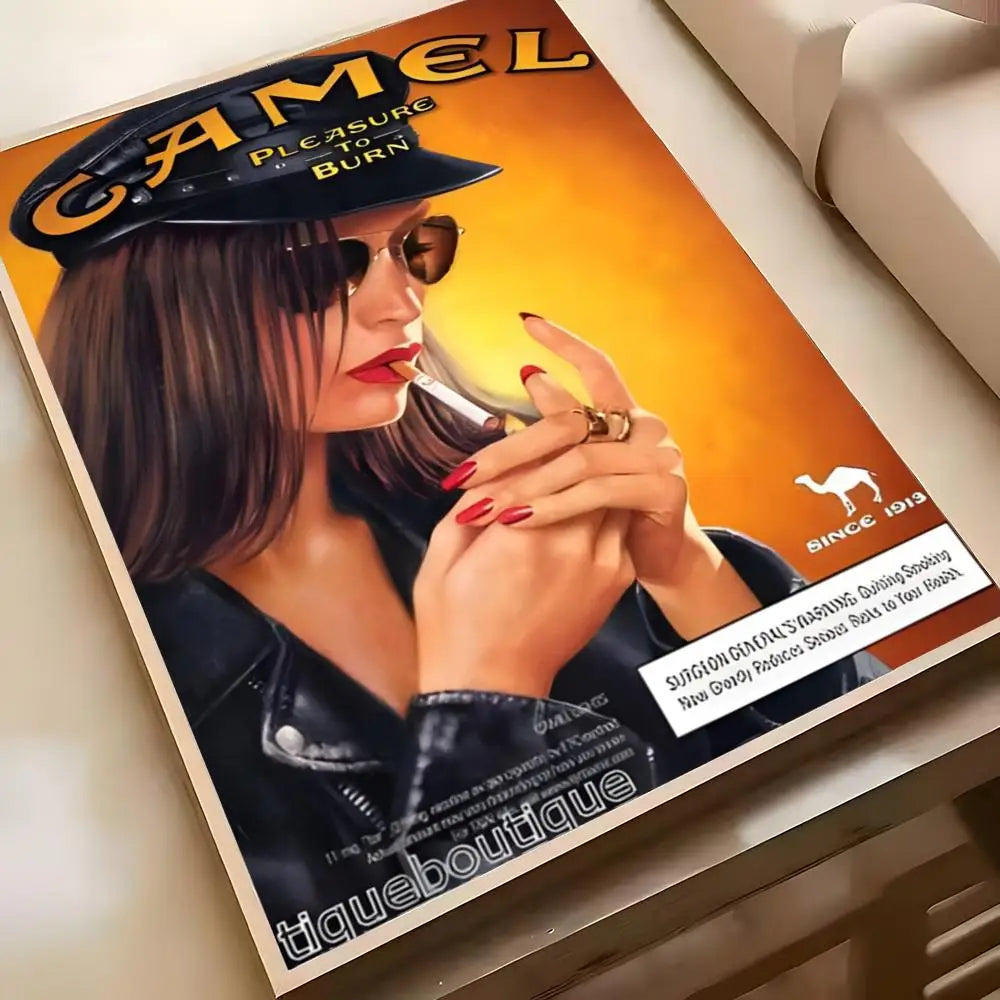 Camel Cigarettes Anime Poster
